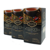 Lot de 3 sachets Private Selection thé vert grenade-myrtille-acai, pratique à partager.