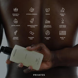 PRIVATES – étiquette sans parfum, adaptée aux peaux sensibles.