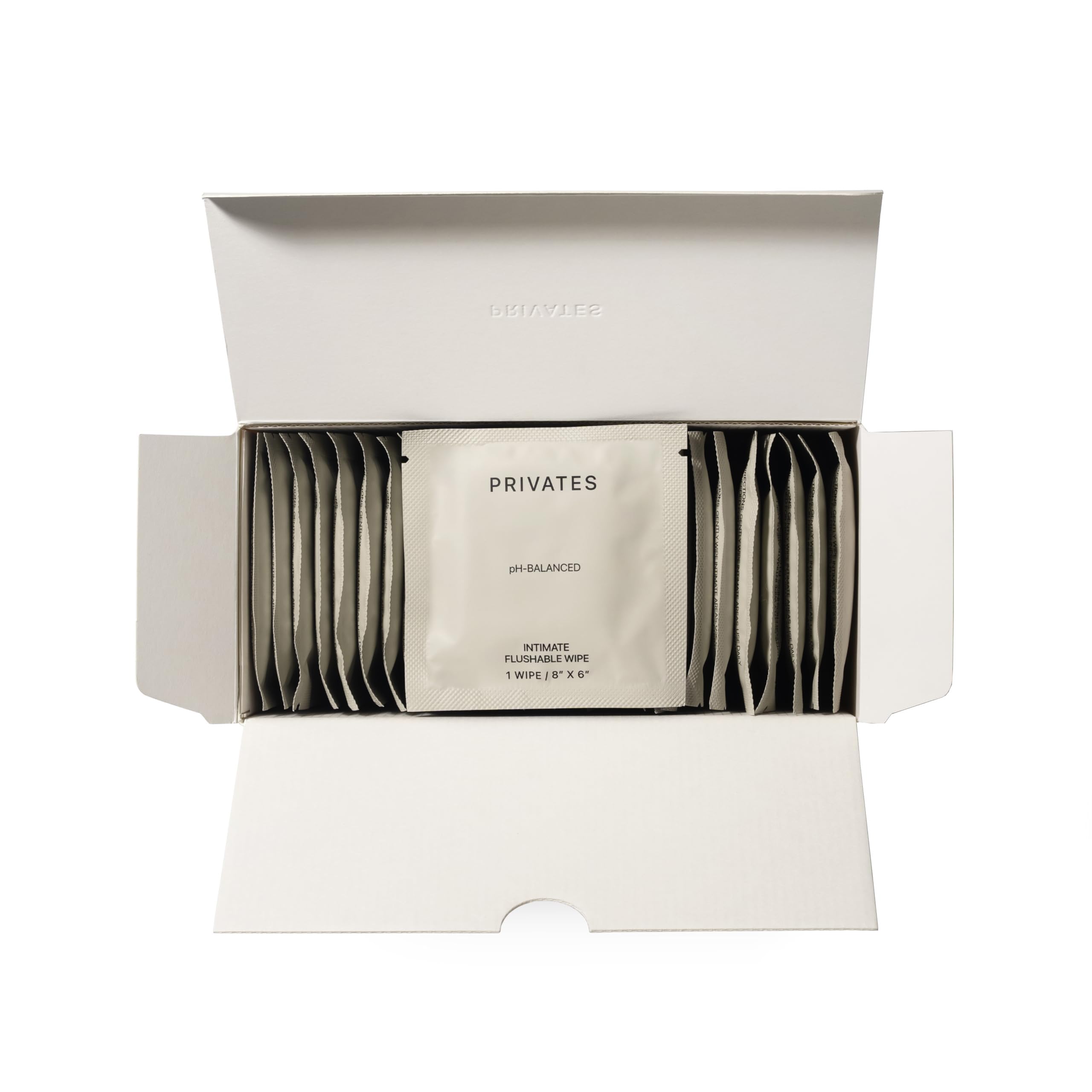 PRIVATES lingettes intimes : emballage pratique pour déplacements quotidiens