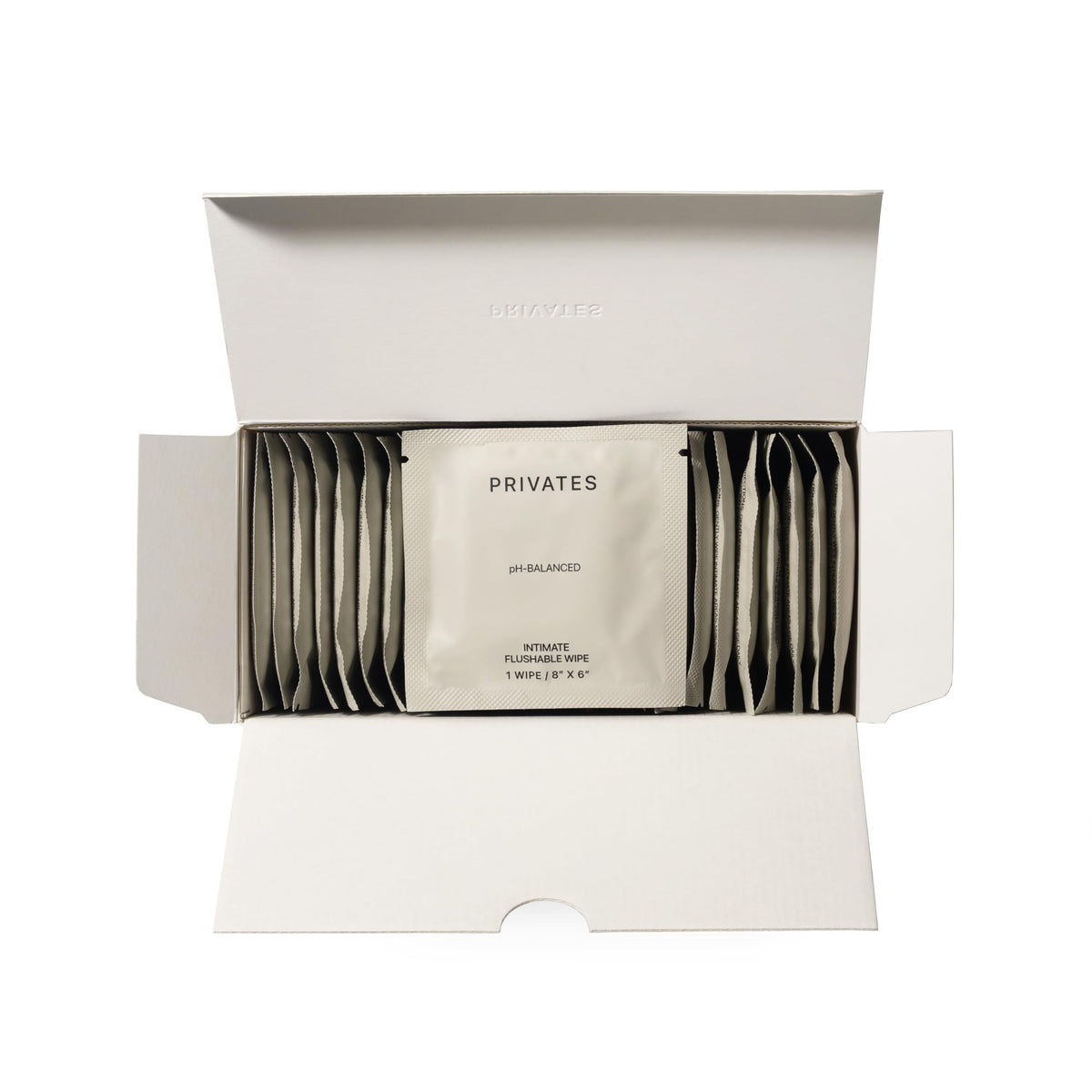 PRIVATES lingettes intimes : emballage pratique pour déplacements quotidiens