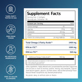 PRN De3 Capsule Omega3 capsules faciles à avaler pour l'utilisation quotidienne.