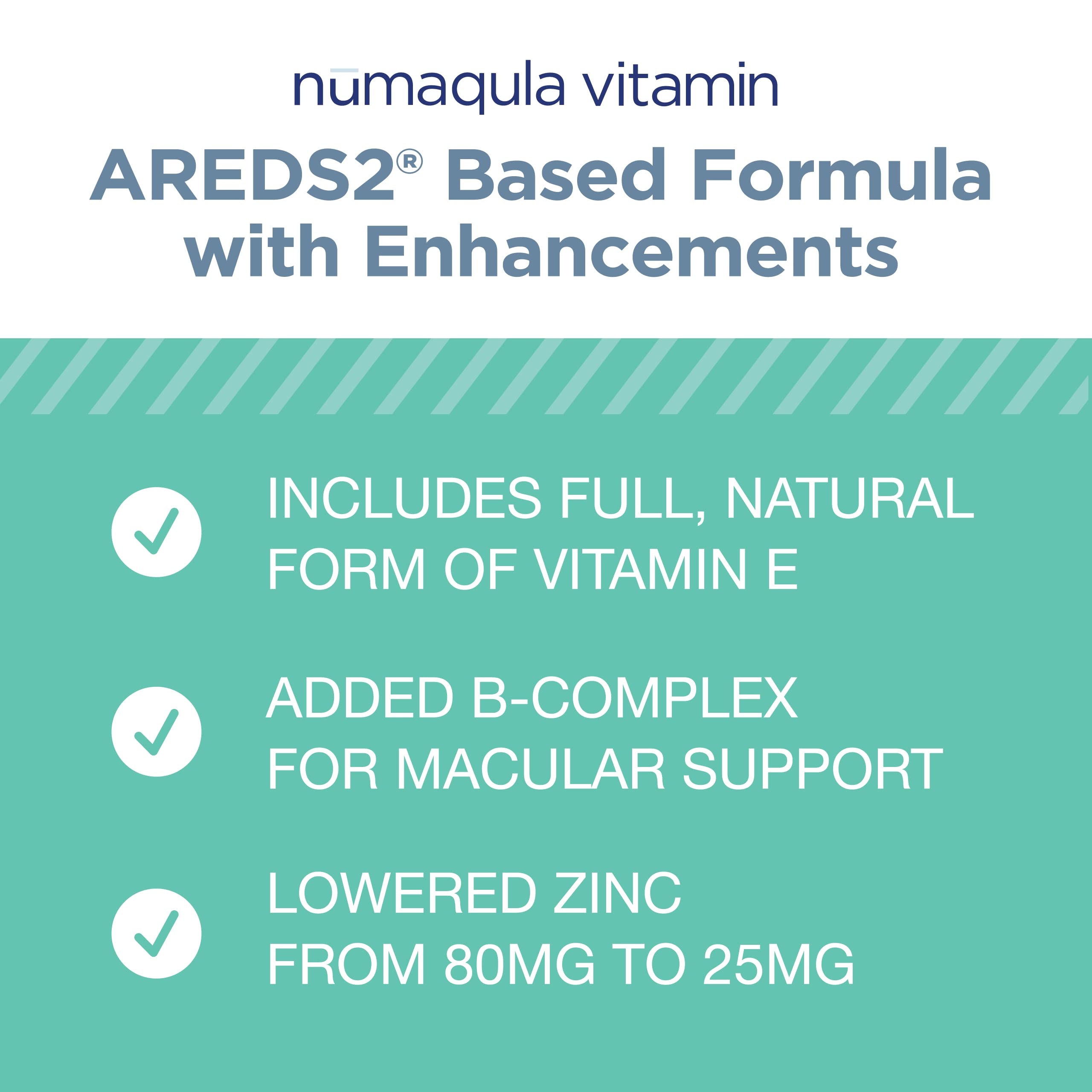 Ingrédients zinc et vitamine E naturelle dans PRN nūmaqula