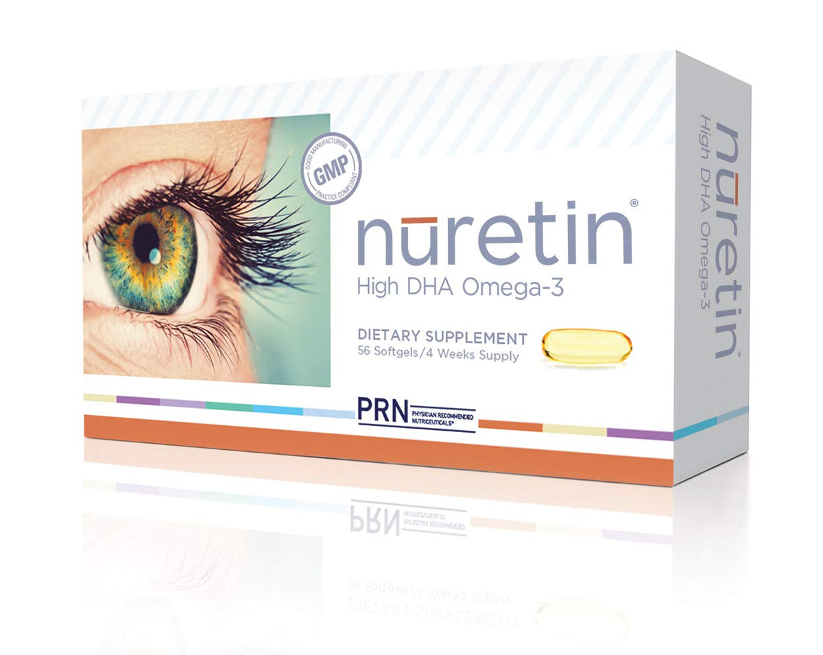 Nuretin, bouteille DHA et EPA, soutien potentiel à la rétine.