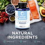 PRN Omega3: dosage simple, deux gélules deux fois par jour.