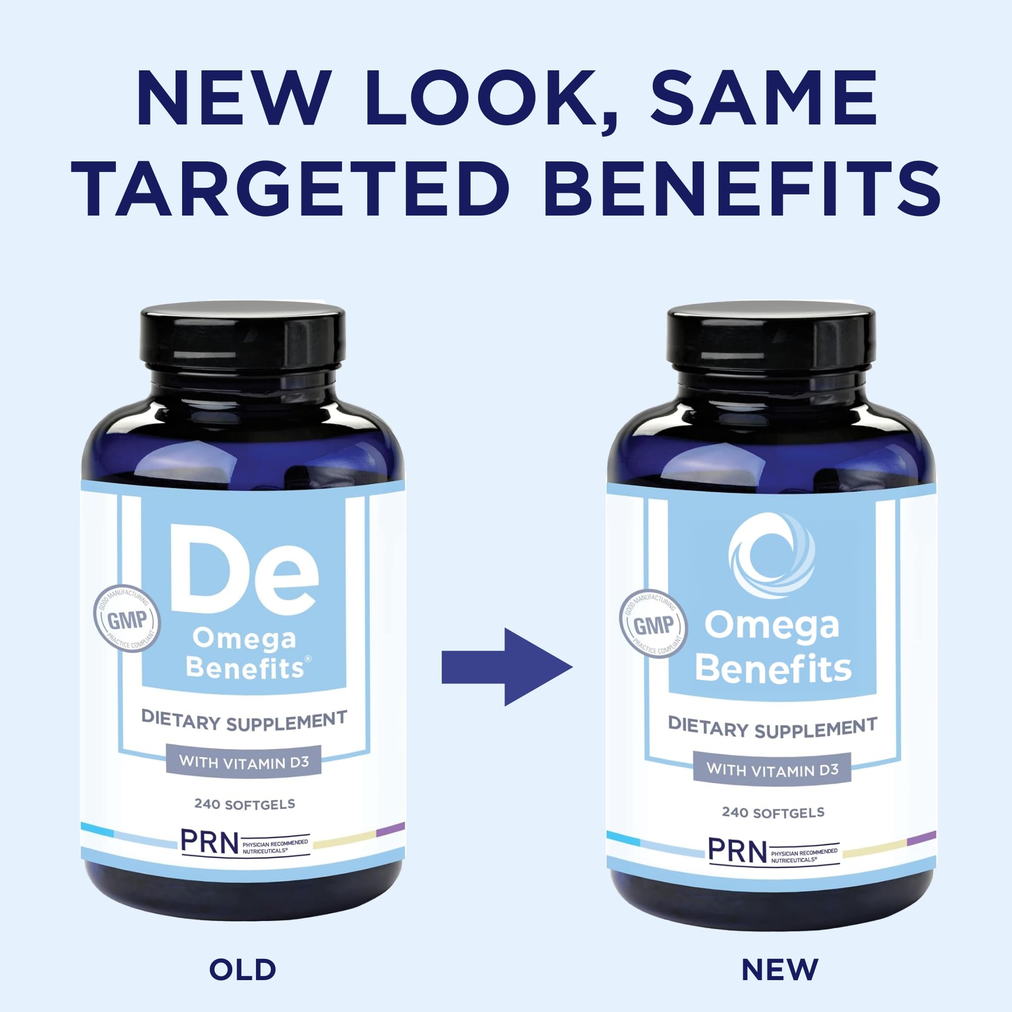 PRN Omega3: gélules douces pour une prise agréable et facile.
