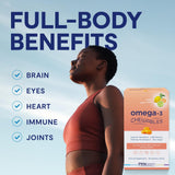 PRN Oméga-3 Gummy – absorption rapide et absence d’arrière-goût.
