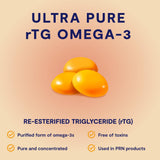 PRN Oméga-3 Gummy – idéale pour toute la famille et routine quotidienne.