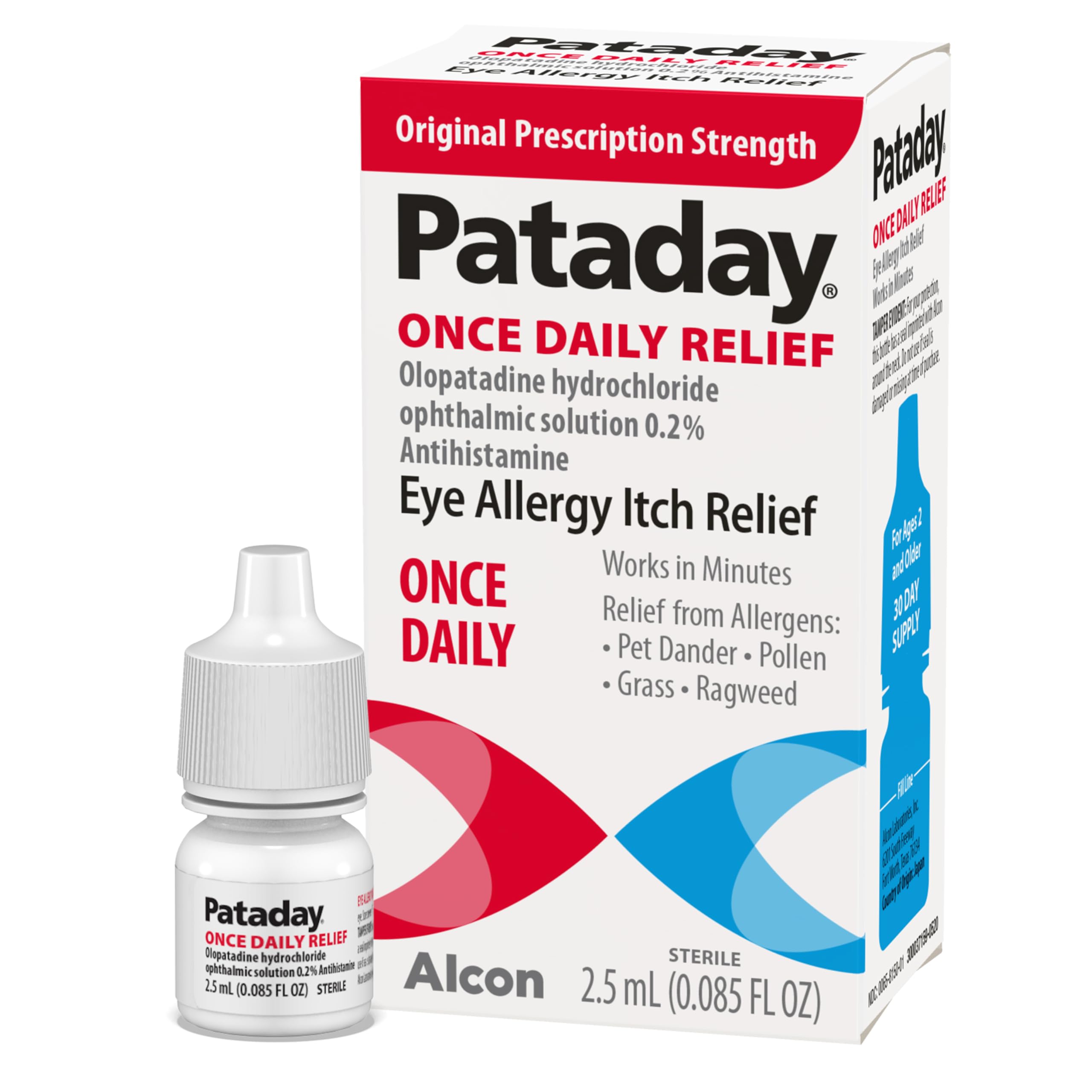Pataday Pro-Lift gouttes oculaires: bouteille pratique pour une utilisation quotidienne et précise.