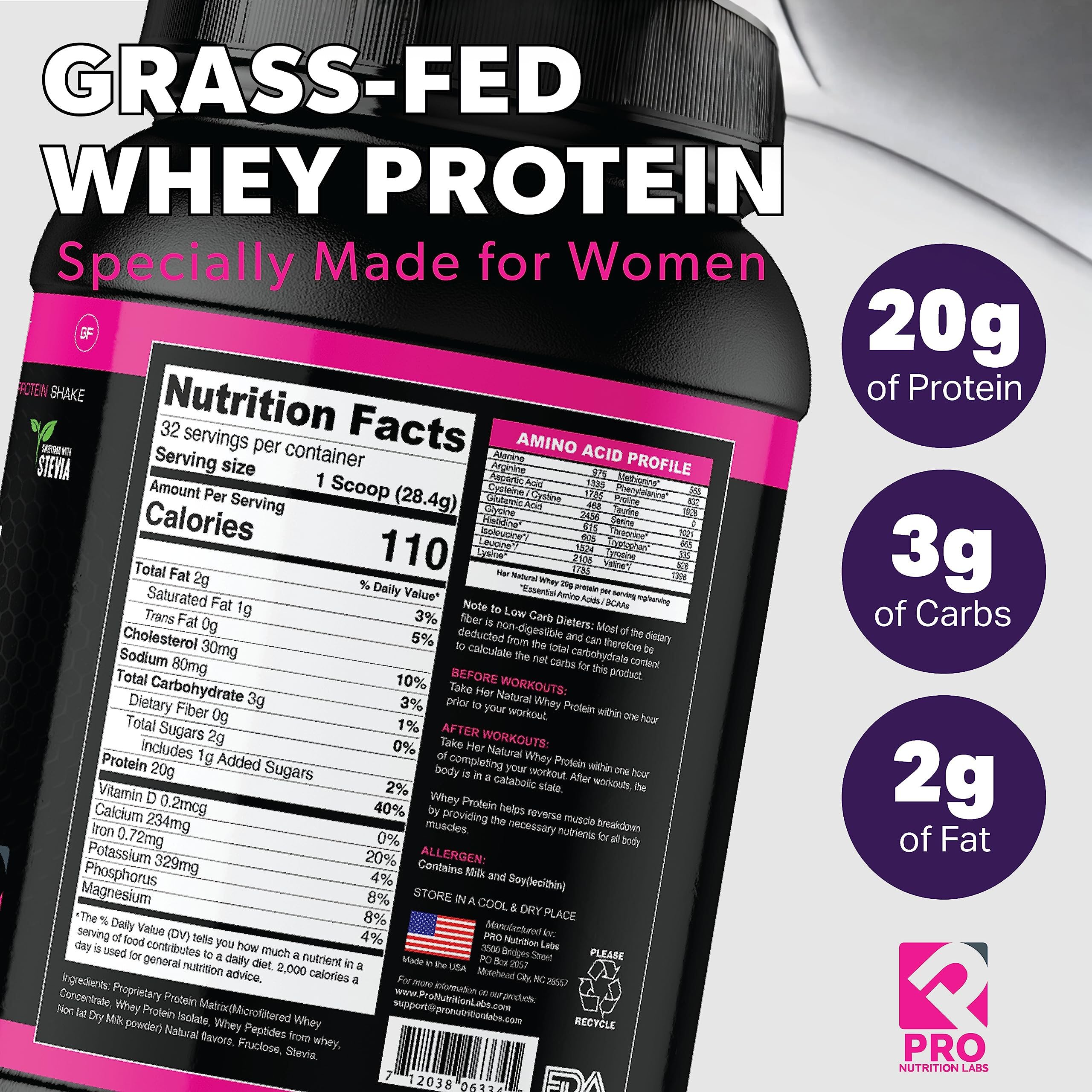 PRO NUTRITION LABS poudre sans gluten, intégration facile dans votre routine sportive.