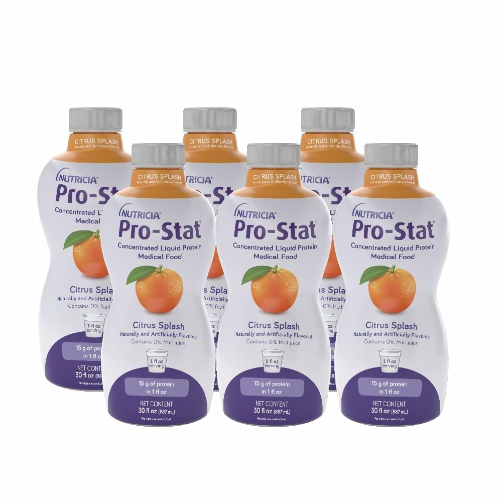 Pro-Stat protéine liquide concentrée, bouteille citrus splash prête à boire.