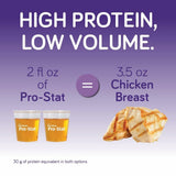Pro-Stat: 100 calories par portion sans sucre ajouté.
