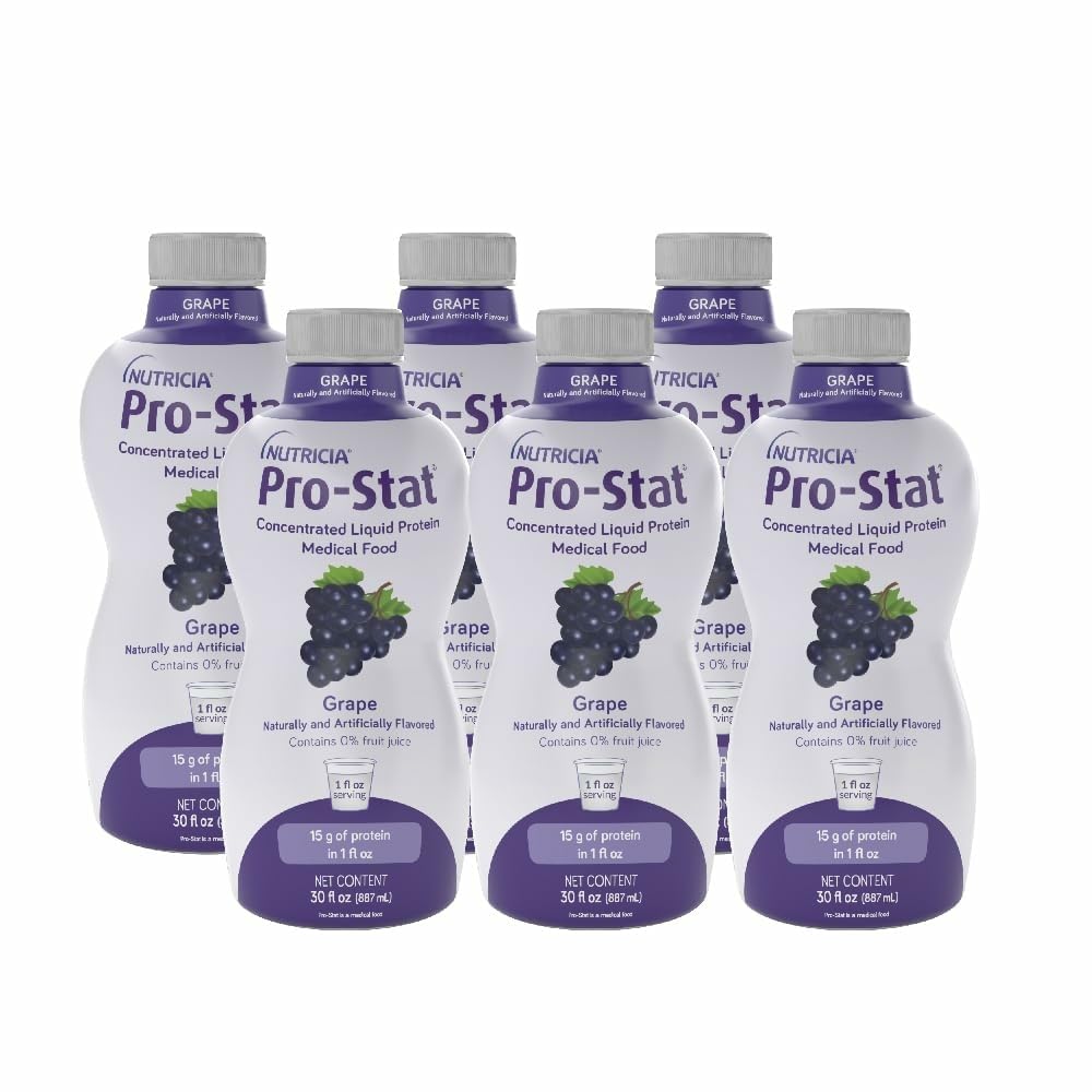 Pro-Stat proteine liquide concentree raisin, flacon visible, apport rapide en protéines