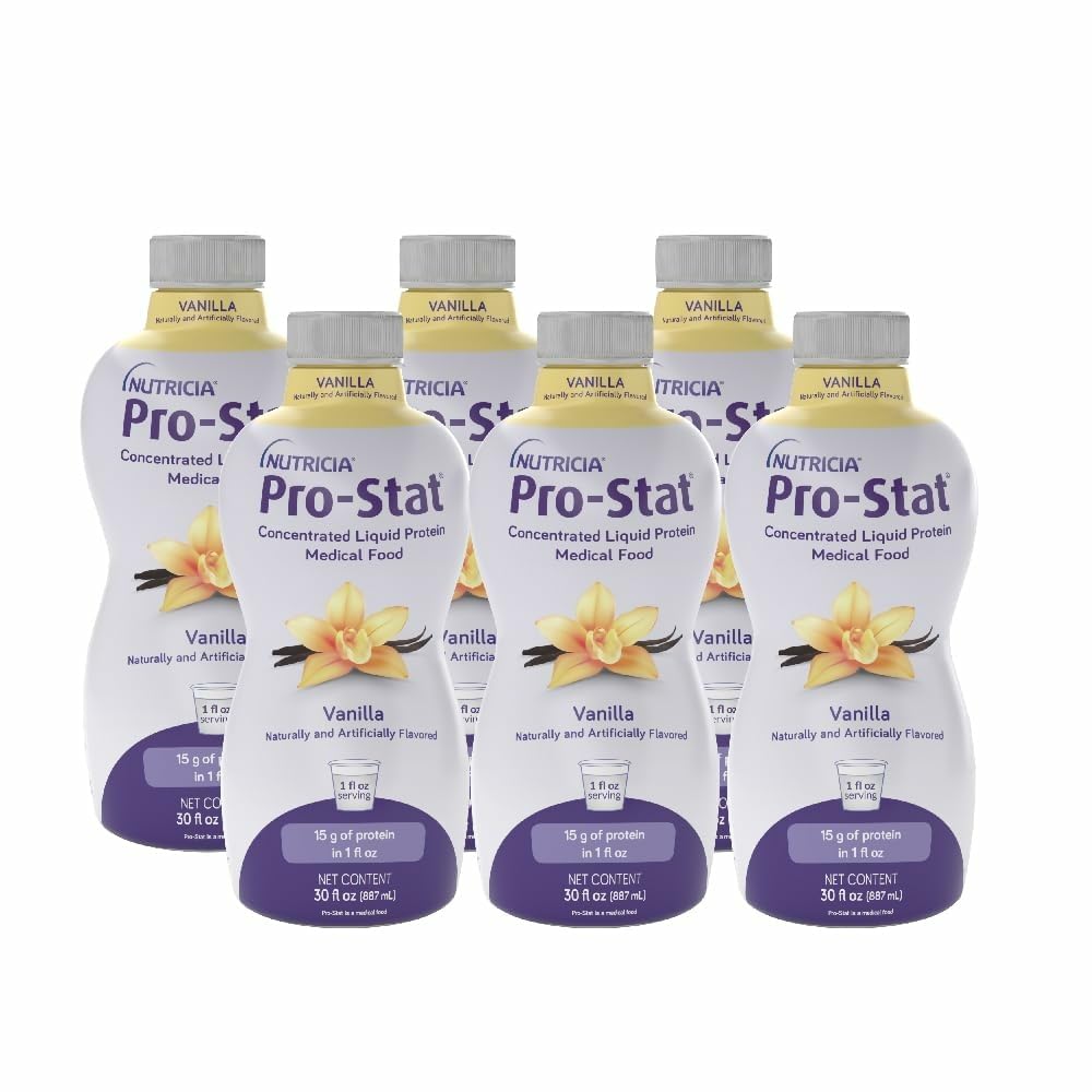 Pro-Stat protéine liquide concentrée vanille, bouteille de 30 oz, pratique au quotidien.