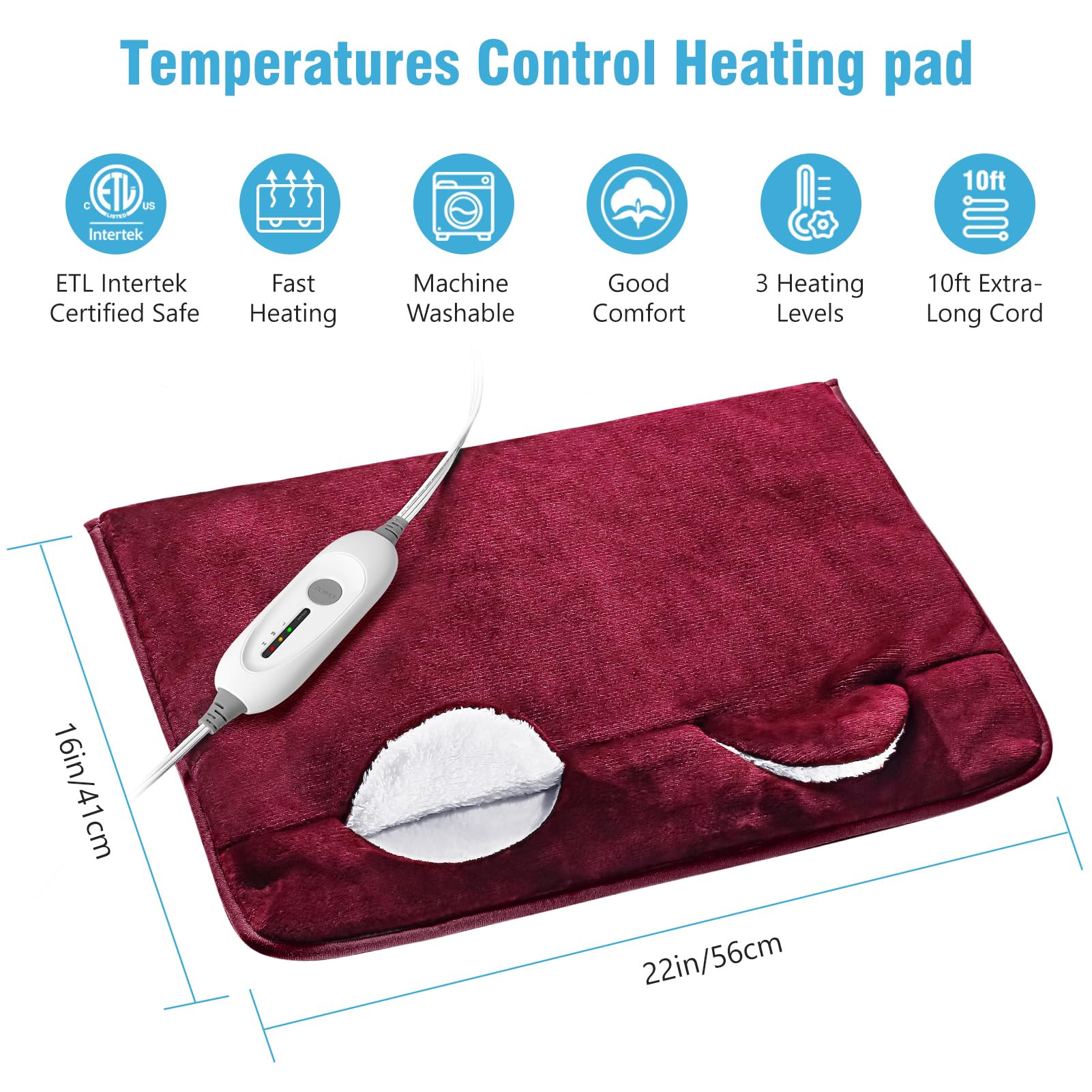 Chauffe-pieds PROALLER avec poches doubles, isolation anti-air froid.