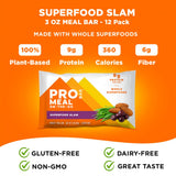 PROBAR Barre Meal Slam 360 calories, énergie prête à l'emploi.