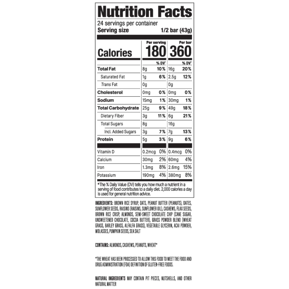 PROBAR Barre Meal Slam sans gluten et sans soja, choix sûr et sain.
