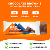 PROBAR barre protéine chocolat brownie sans lait option végétale savoureuse.