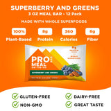 Bar PROBAR MEAL, 360 calories pour énergie rapide avant l'effort.
