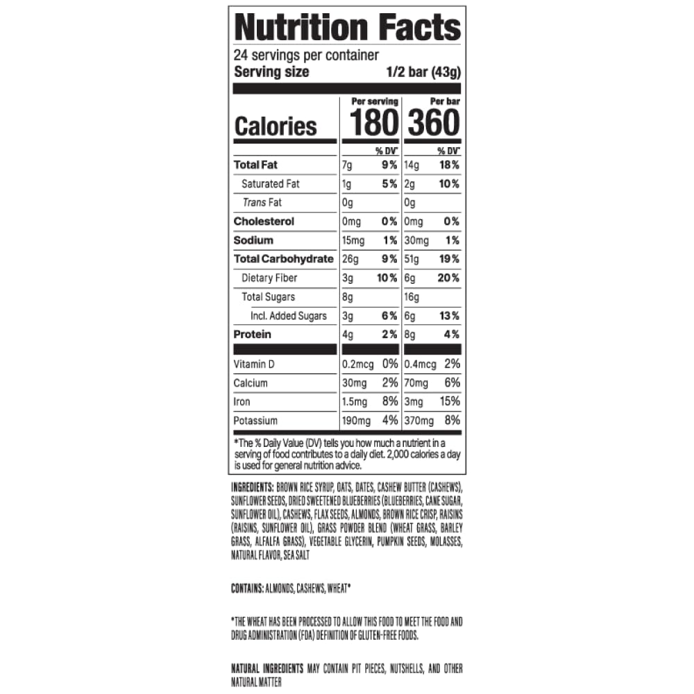 PROBAR MEAL Bar, ingrédients naturels sans gluten ni soja, substitution repas pratique.