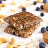Barre PROBAR Repas Muffin aux Myrtilles - détail rapproché de la texture