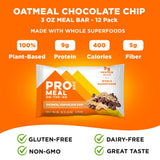 Barre PROBAR MEAL sans gluten et sans soja, pratique au quotidien.