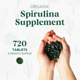 Probase Nutrition Spiruline – gros plan sur comprimés sans additifs.