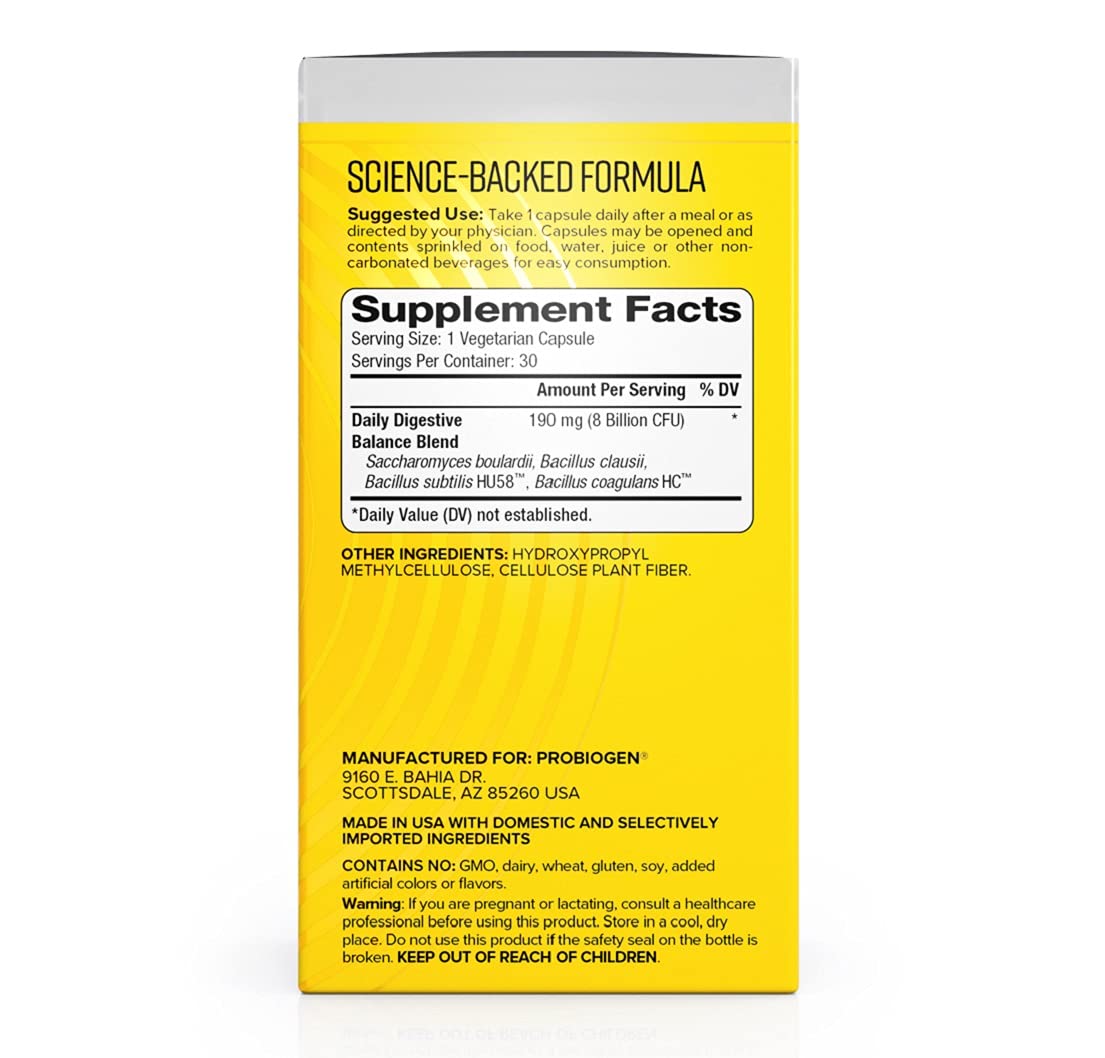 Fiche produit Probiogen – conseils d’utilisation pour l’équilibre intestinal