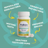 Boîte ProBiora Health contenant les tablettes dentaires.