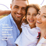 ProBiora Kids étiquette : informations sur la saveur orange