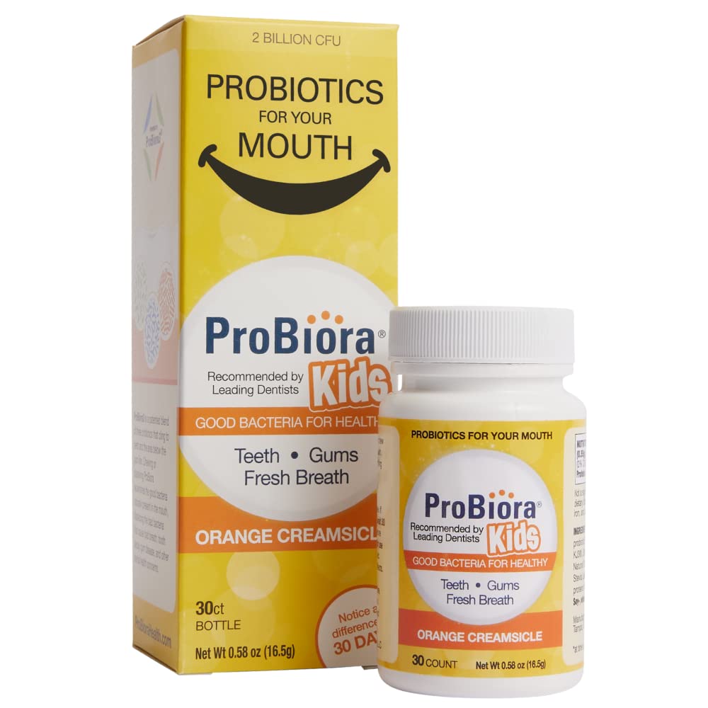 ProBiora Kids texture croquable : comprimés orange au toucher
