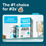 Physician's CHOICE Probiotiques with 10 souches et prébiotiques en capsules.