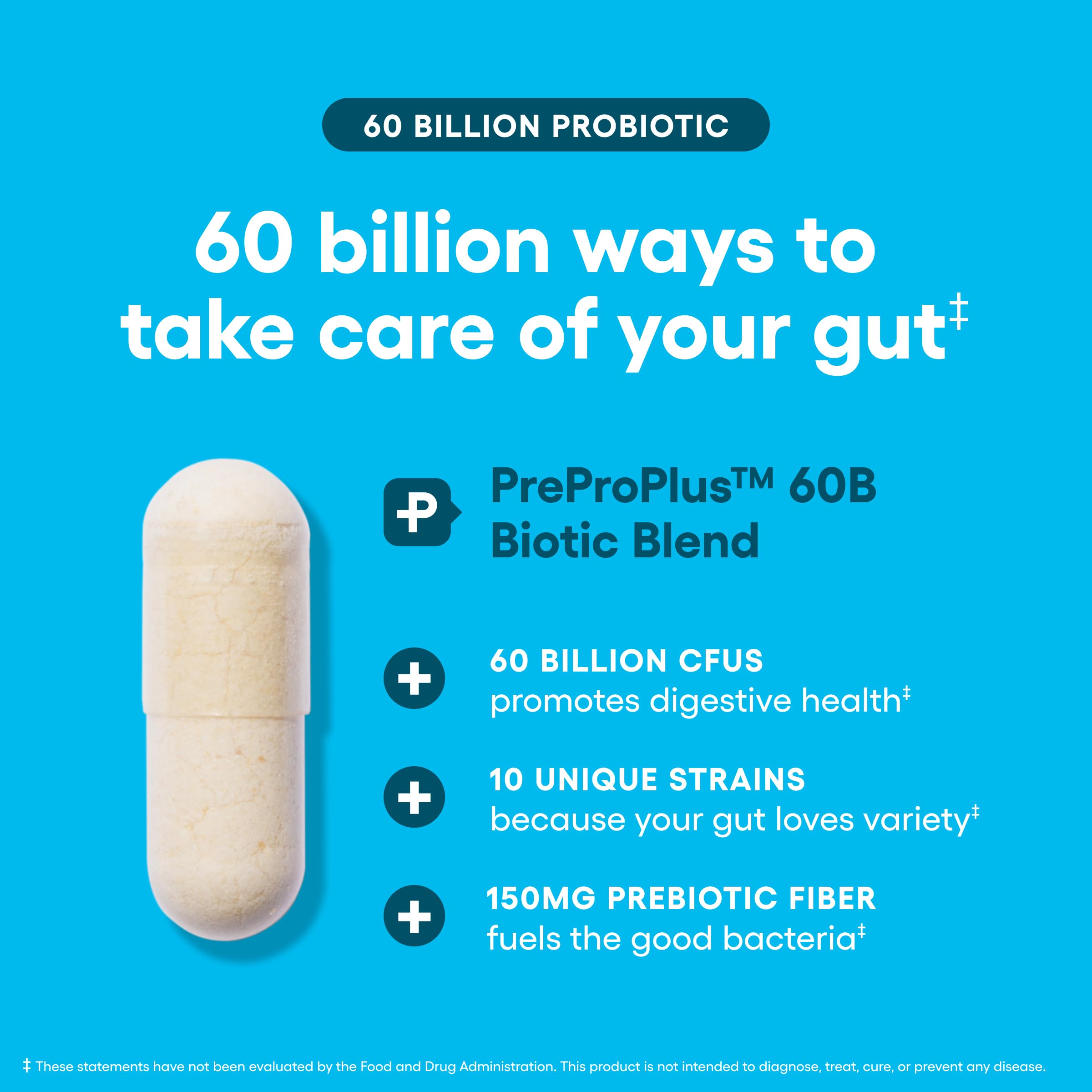 Physician's CHOICE Probiotiques produit contrôlé en laboratoire et sécurité.