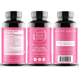 Happy Healthy Hippie – canneberge et D-mannose dans la formule pour soutien urinaire.