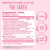 Happy Healthy Hippie – composition montrant les 10 souches et ingrédients.