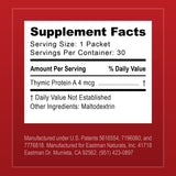ProBoost Thymic Protein A : fabriqué aux États-Unis, contrôle qualité.