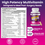 ProCare Health – étiquette indiquant 22 nutriments essentiels, soutien nutritionnel ciblé
