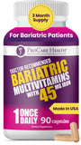 ProCare Health Bariatric Multivitamine, bouteille, soutien énergétique post-opératoire potentiel.