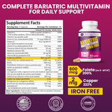 Boîte de 30 capsules sans fer pour un mois de nutrition post-opératoire.