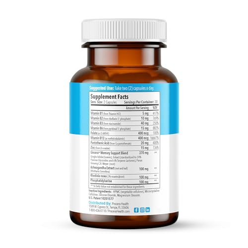 Procera Advanced Brain, étudiant lisant, aide à retenir les détails pendant les examens.