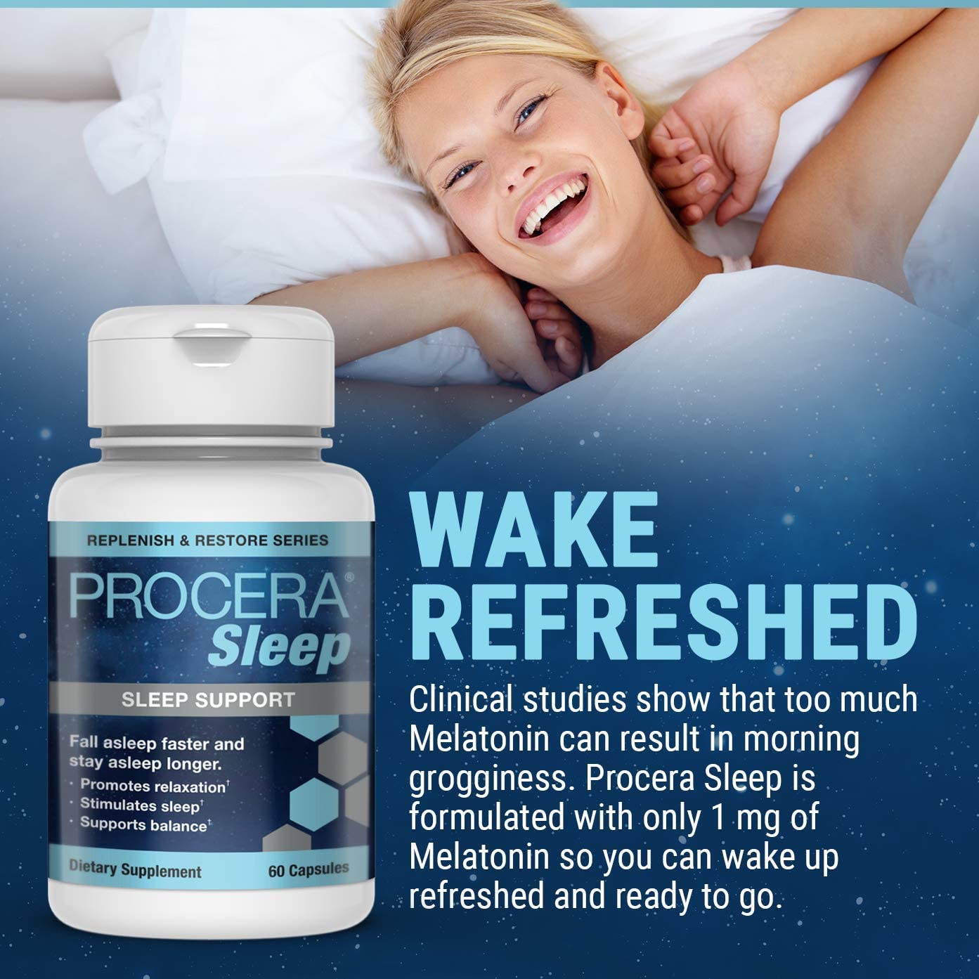 Procera Sleep – ambiance nuit calme propice au repos profond.