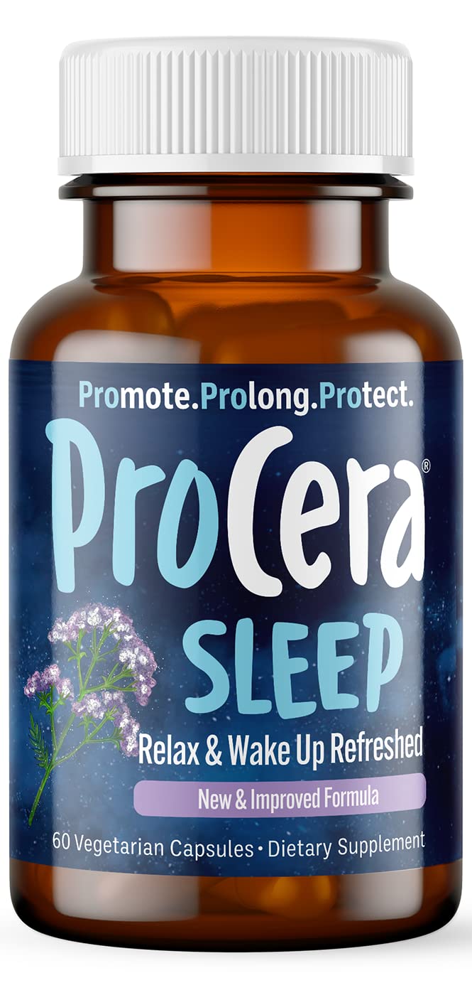 Procera Sleep, bouteille en packaging moderne, pour un sommeil reposant et naturel.