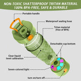 PROCHAIN Bouteille avec capacité 650 ml et rangement poudre pour déplacements.