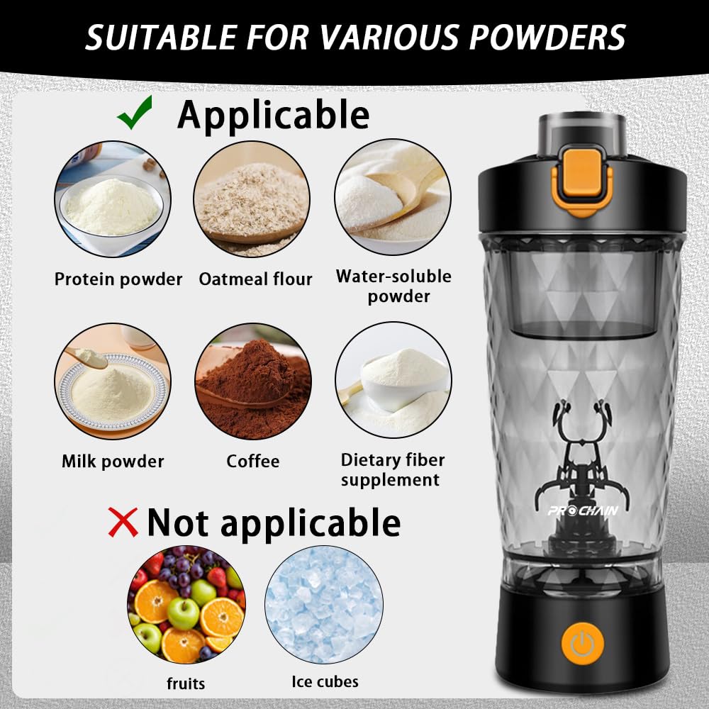 PROCHAIN Shaker avec effets lumineux LED pour un look moderne pendant l’entraînement.