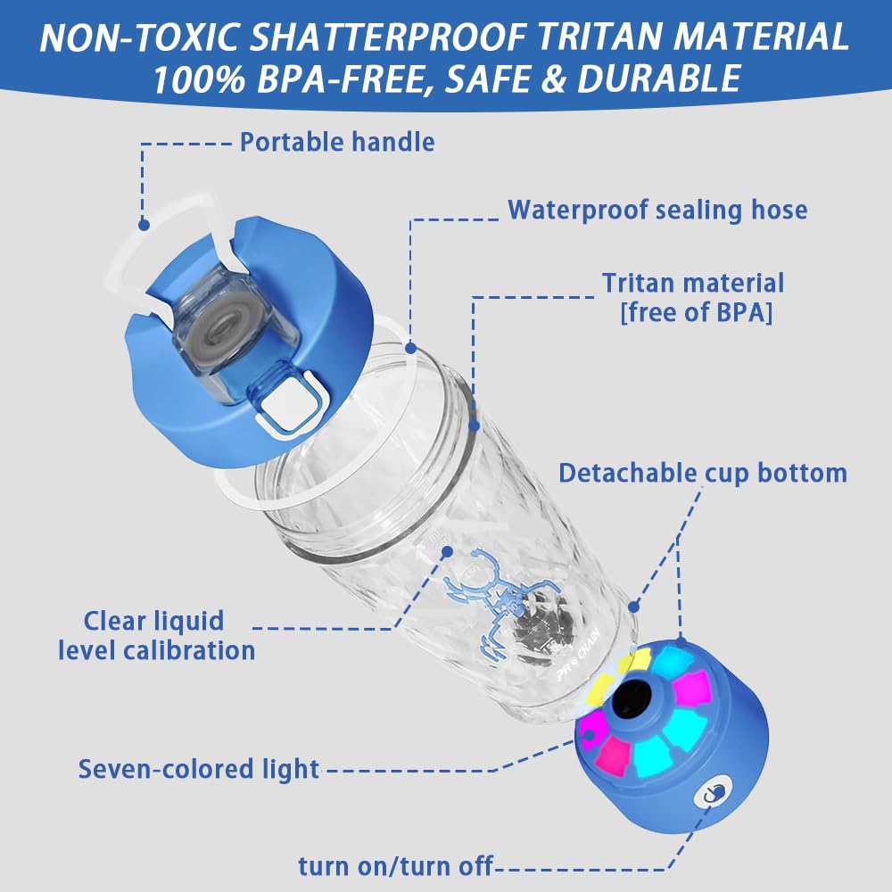 Shaker PROCHAIN en Tritan sans BPA, durable et sans odeurs.