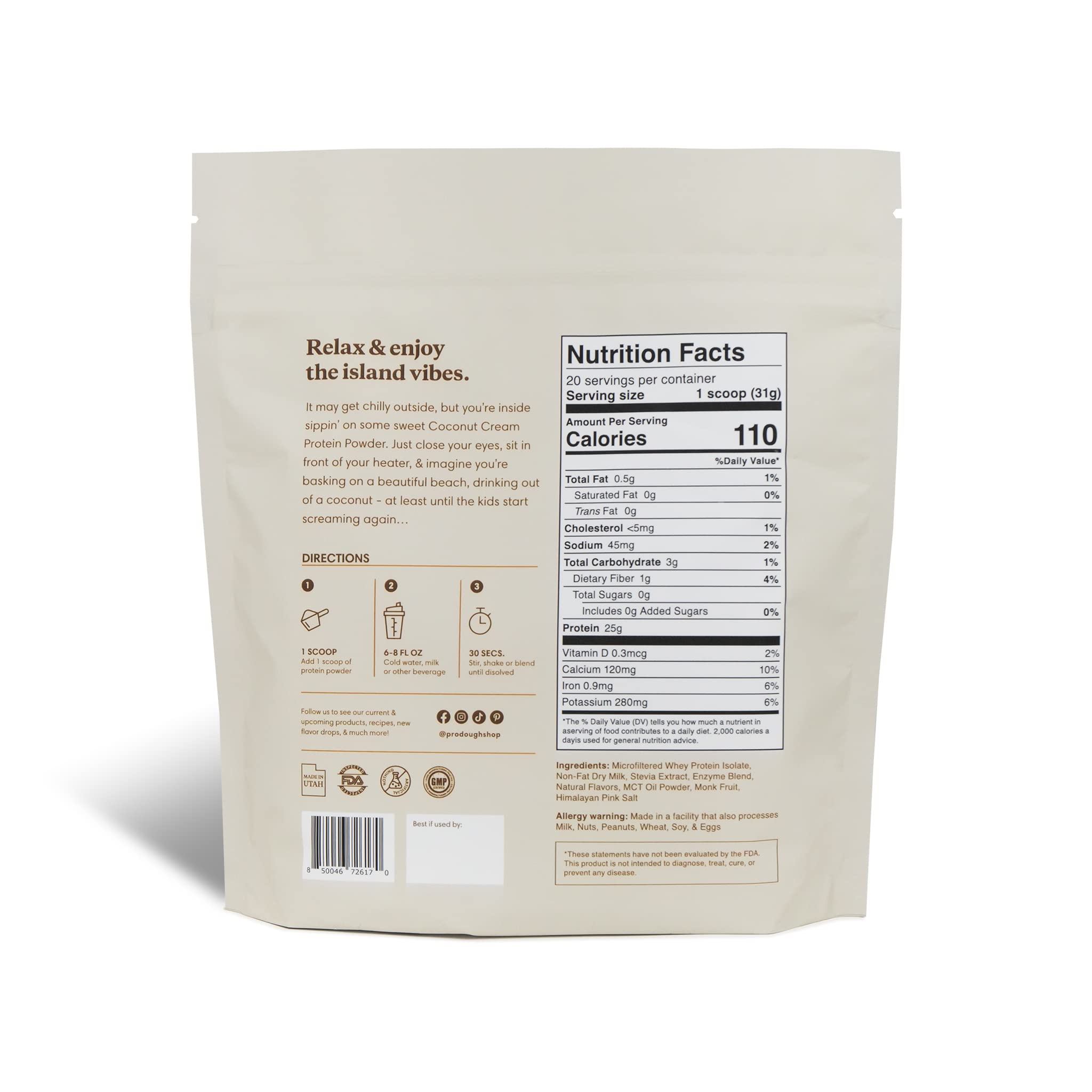Enzymes digestives ProDough facilitant l'assimilation après effort