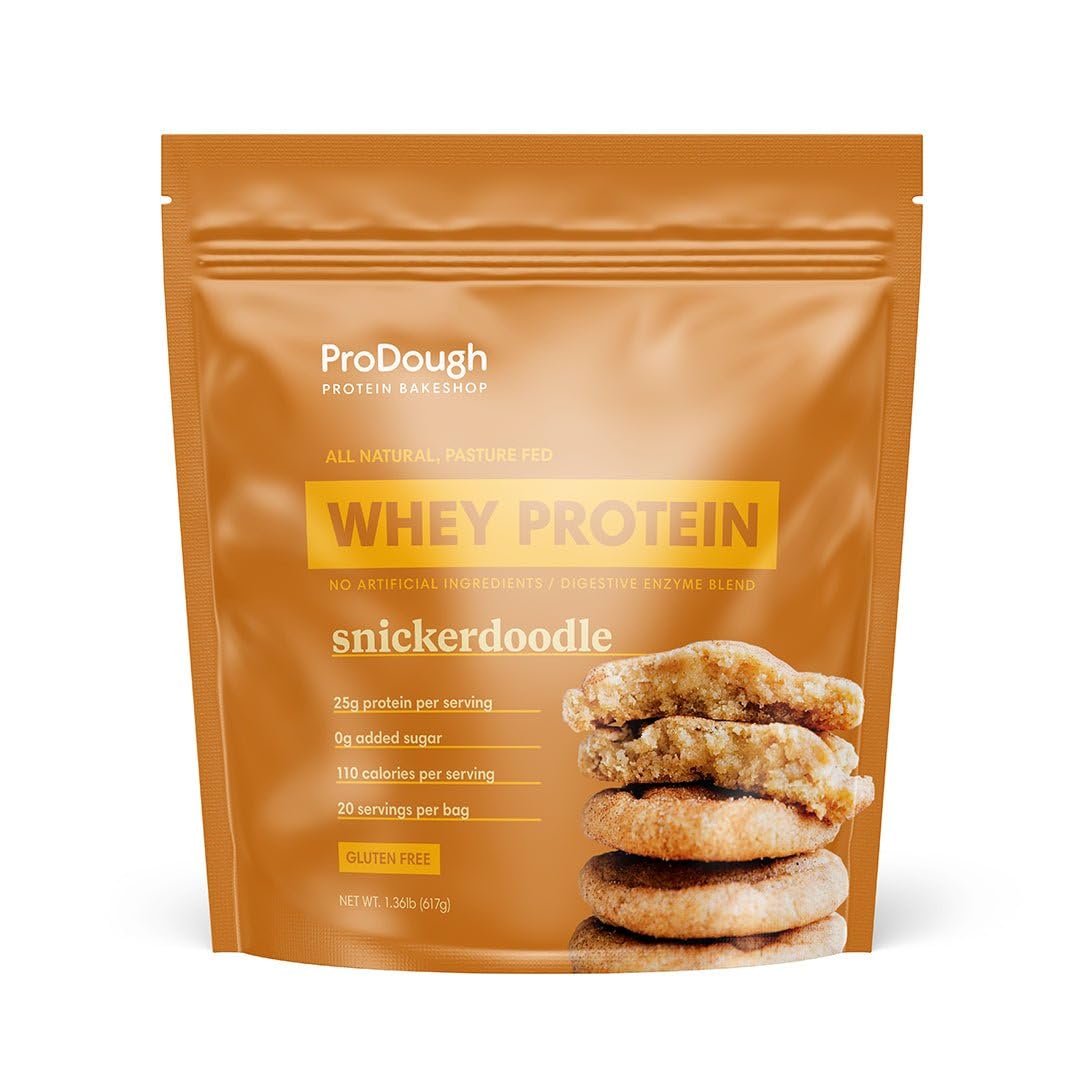 ProDough Snickerdoodle flacon-poudre, protéine facile à digérer après l’entraînement.