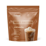 ProDough protéine gourmet mélange shake et texture onctueuse avec 25 g par portion.
