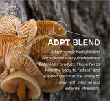 Professional Botanicals Tense-X: etiquette couleur, emballage écoresponsable et végan