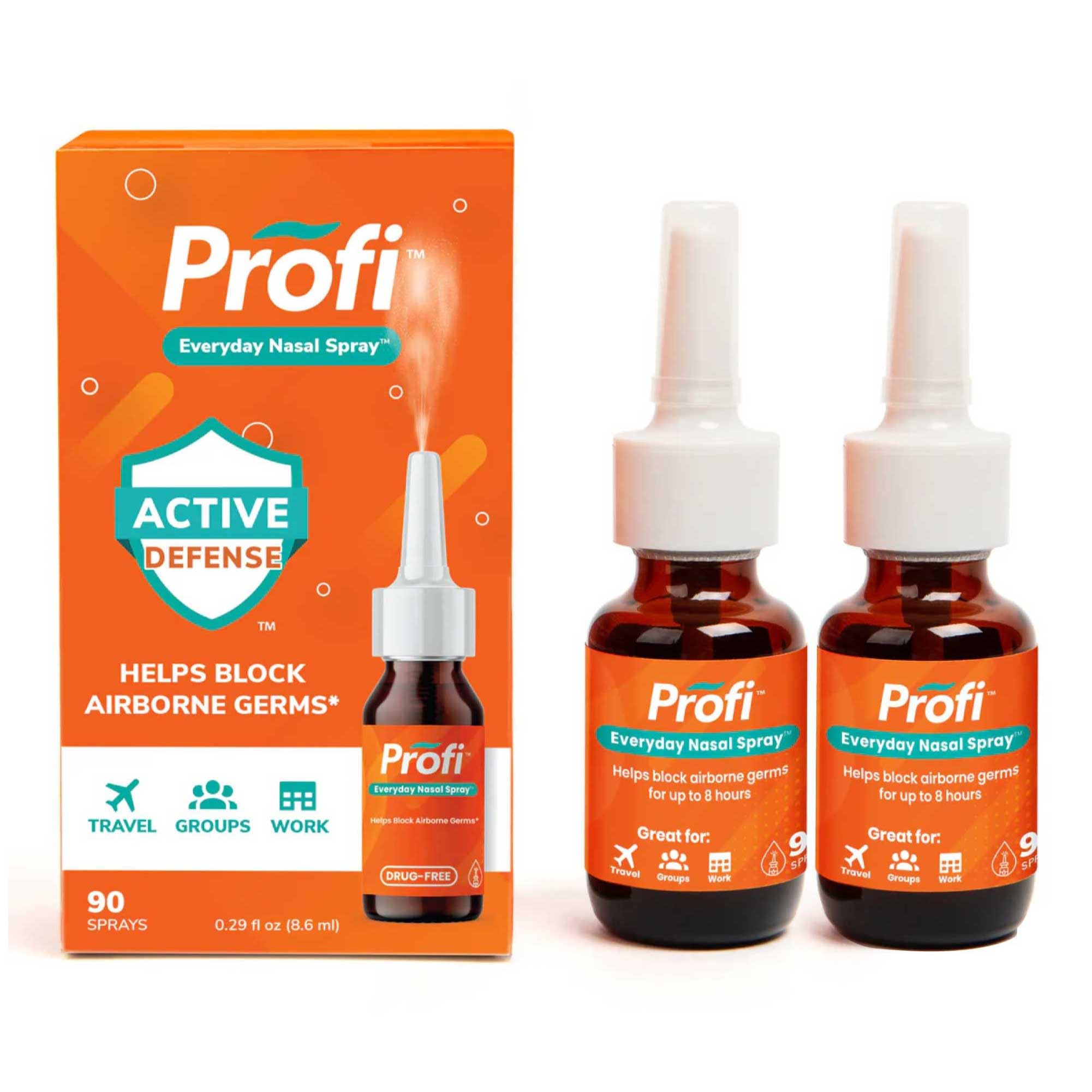 Profi Spray nasal quotidien dans sa bouteille, hydratant et pratique.