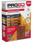 Barre ProGo Salted Caramel Crunch, 21 g de protéine et énergie soutenue.